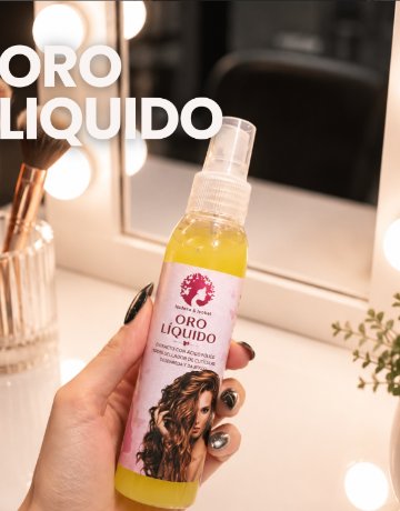 Oro Líquido, tratamiento capilar de la línea Isidora e Isabel